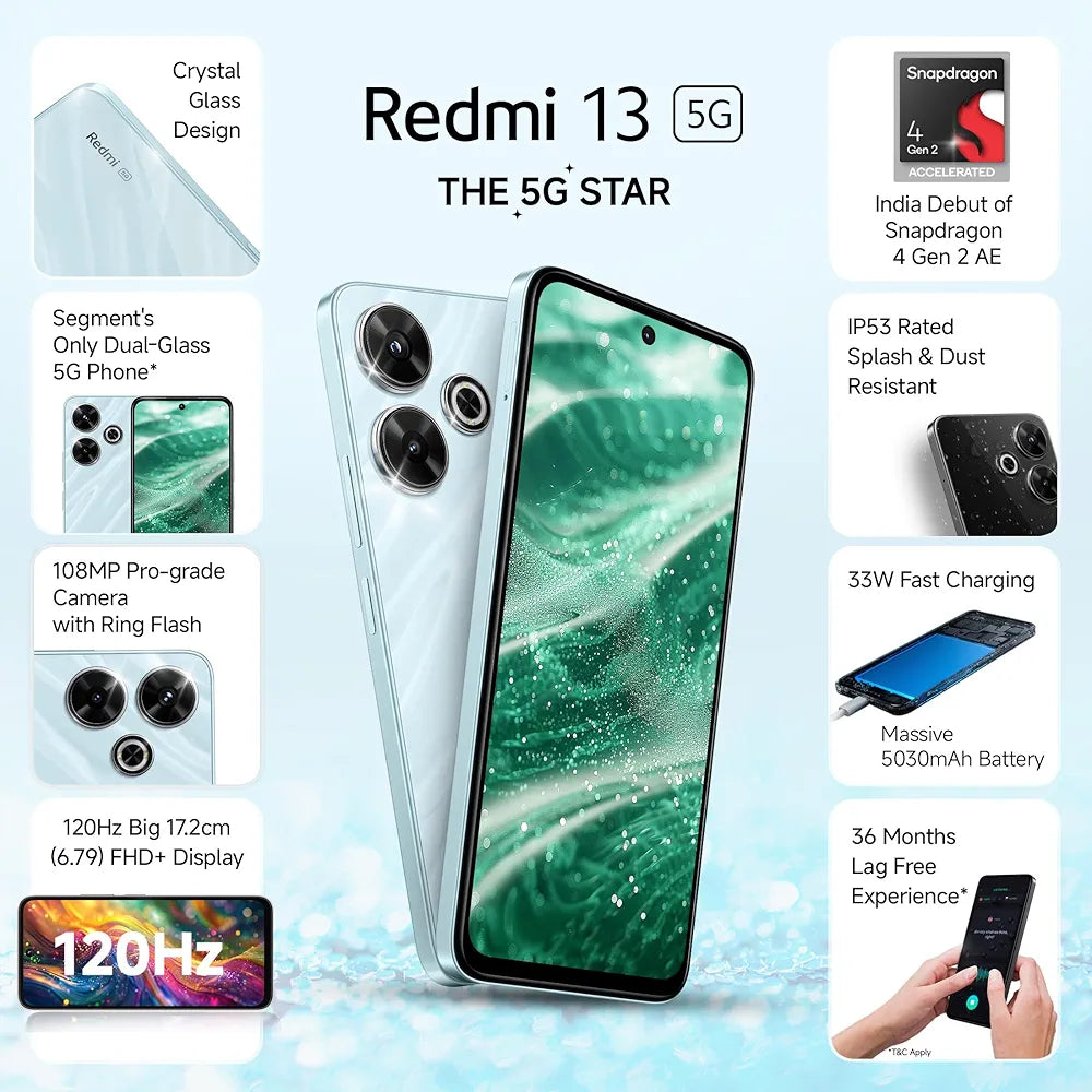 Redmi 13 5G Hawalian Blue 6/128 Redmi 13 5G Hawalian Blue 6/128